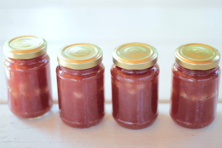 Джем из белой смородины и бананов