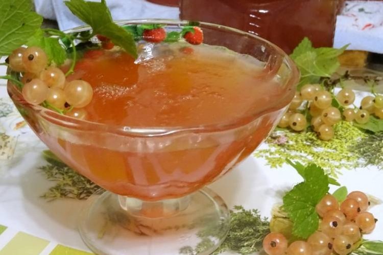 Джем из белой смородины без косточек