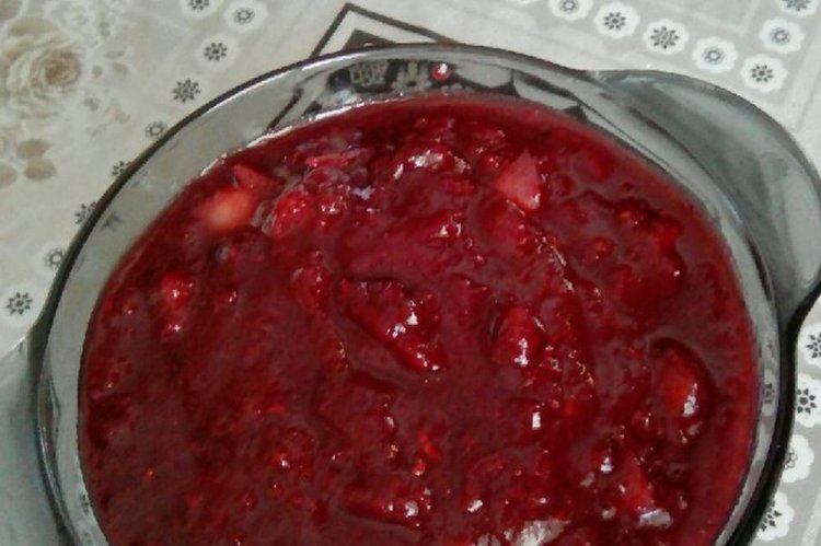 Джем из ирги и яблок