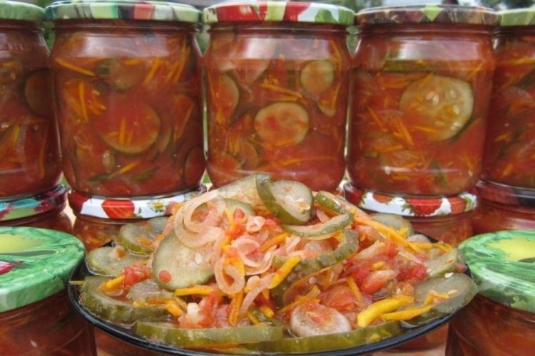 Овощной салат на зиму без стерилизации