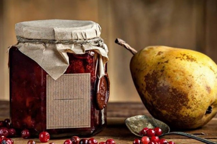 Варенье из груши с брусникой