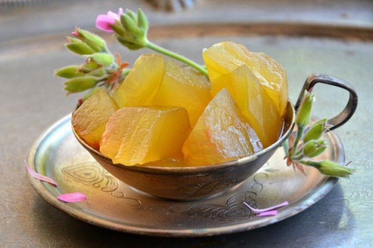 Ванильное варенье из арбузных корок на зиму