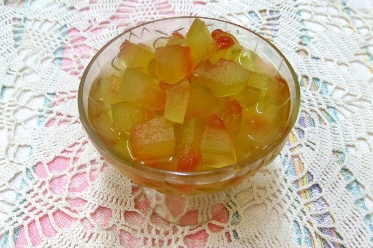 Варенье из арбузных корок с имбирем на зиму