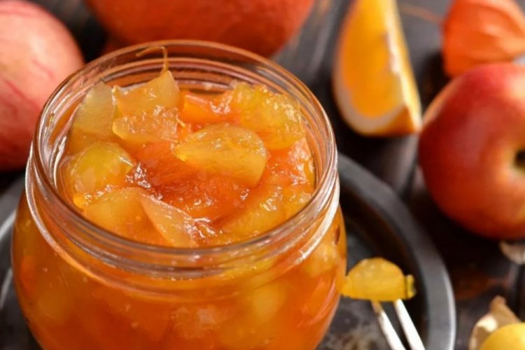Варенье из арбузных корок, апельсинов и яблок