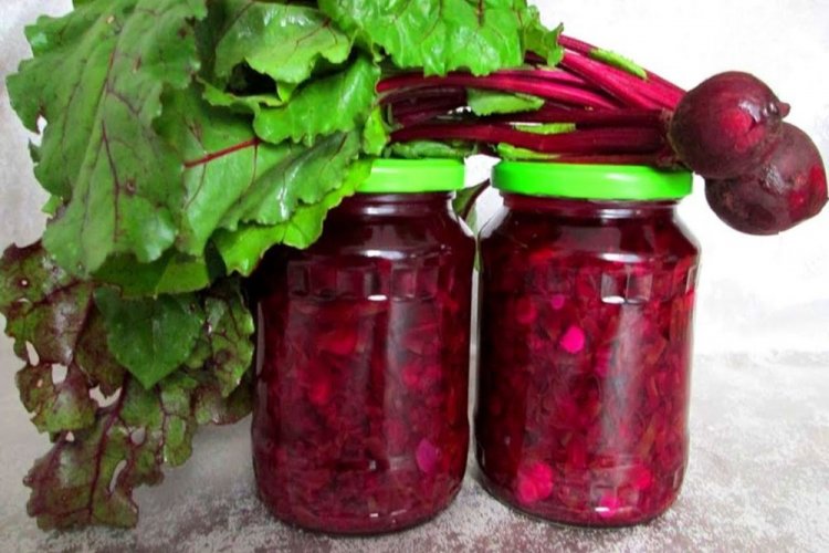 Заправка для борща со свекольной ботвой