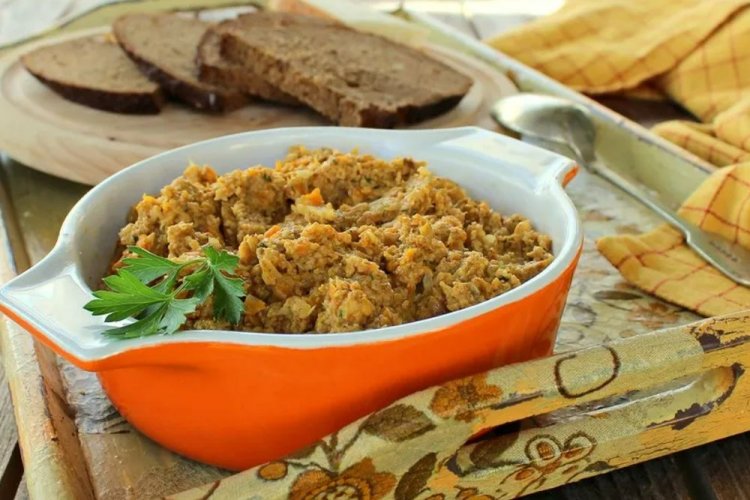 Грибная икра из сушеных опят