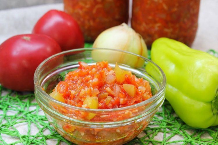 Овощной салат с рисом и лимонной кислотой