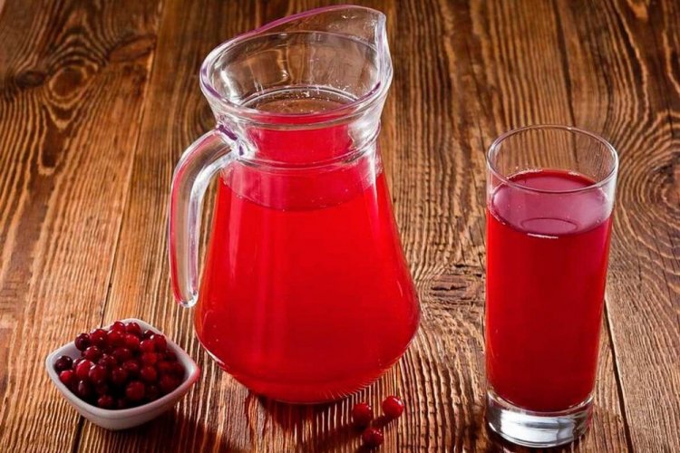 Компот из замороженной брусники