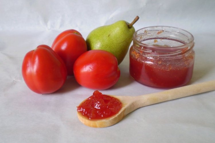 Соус из груши и помидоров на зиму