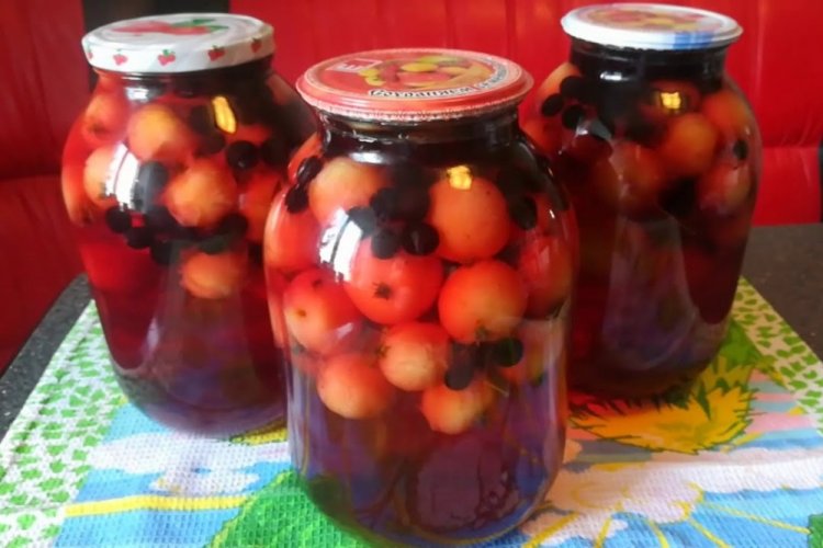 Компот из ранеток и ирги на зиму