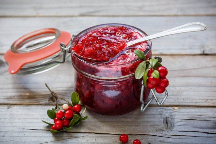 Джем из клюквы и брусники