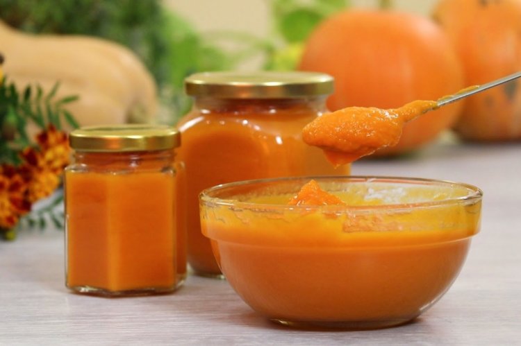 Яблочное пюре с тыквой на зиму