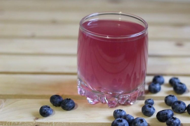 Компот из черники без сахара со стерилизацией