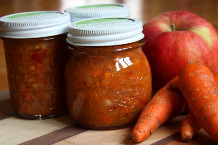 Варенье из яблок и моркови