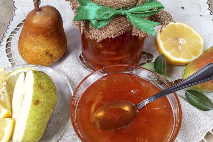 Варенье из груш с лимоном