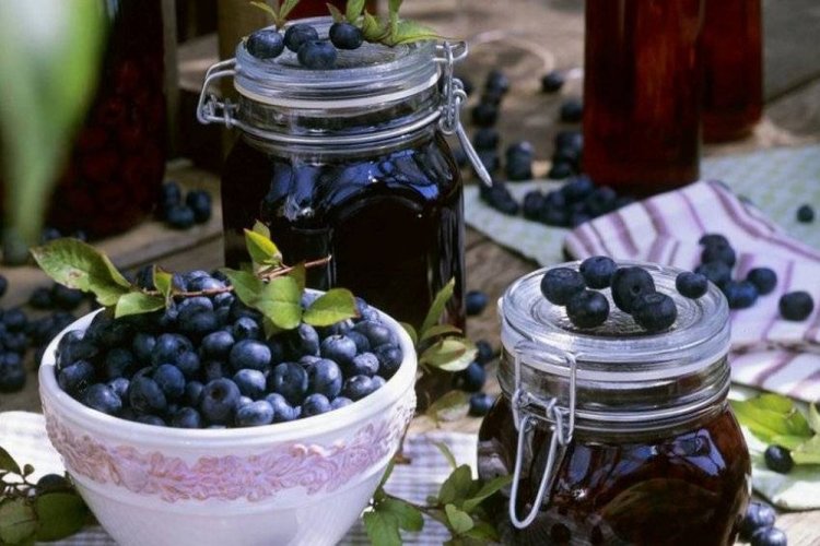 Конфитюр из черники с желатином