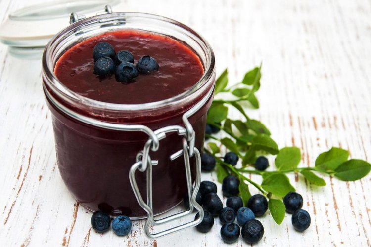 Черничное желе с агар-агаром