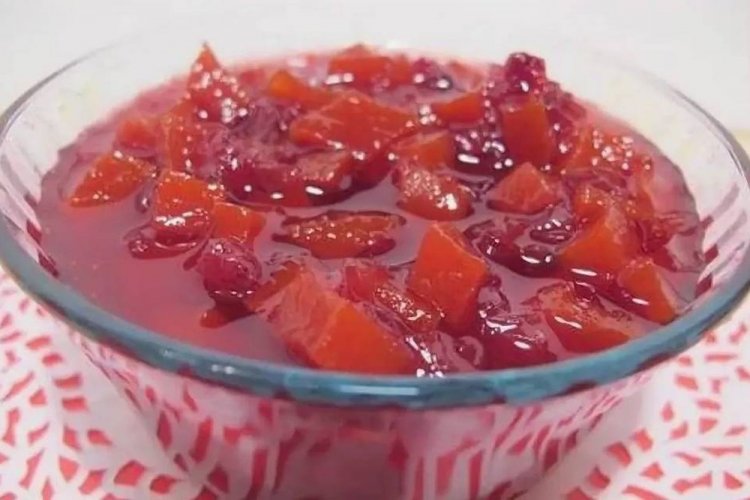 Варенье из брусники и тыквы