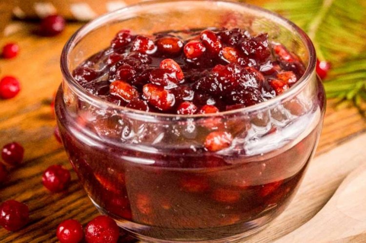 Варенье из брусники и шиповника