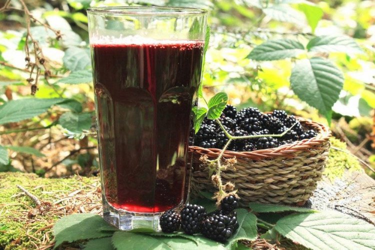 Компот из малины, ежевики и смородины на зиму