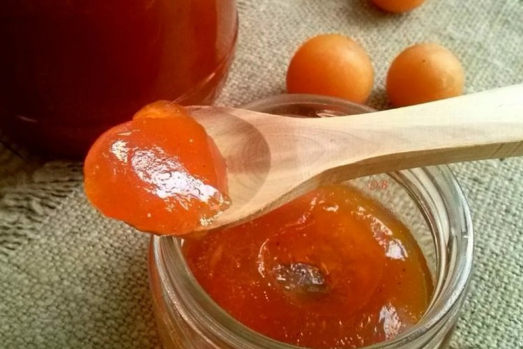 Джем из алычи и яблок