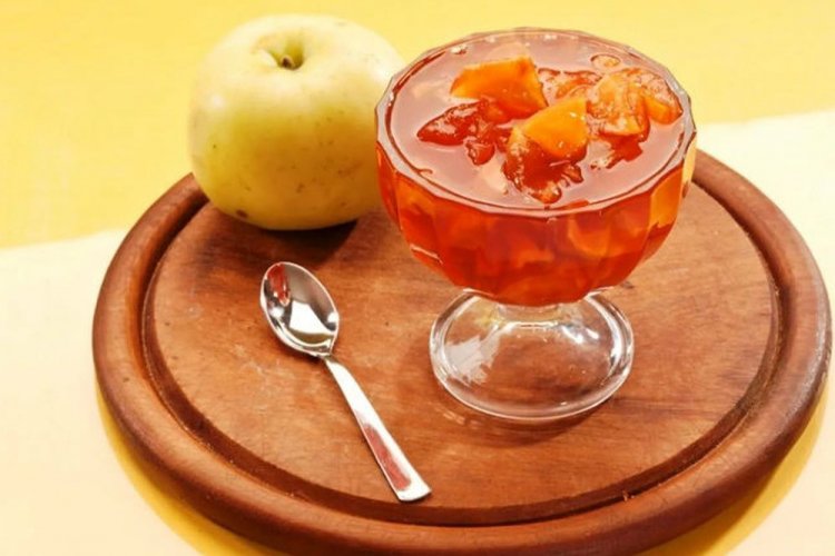 Яблочное варенье дольками с желатином