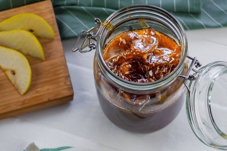 Яблочное варенье дольками с апельсиновым соком