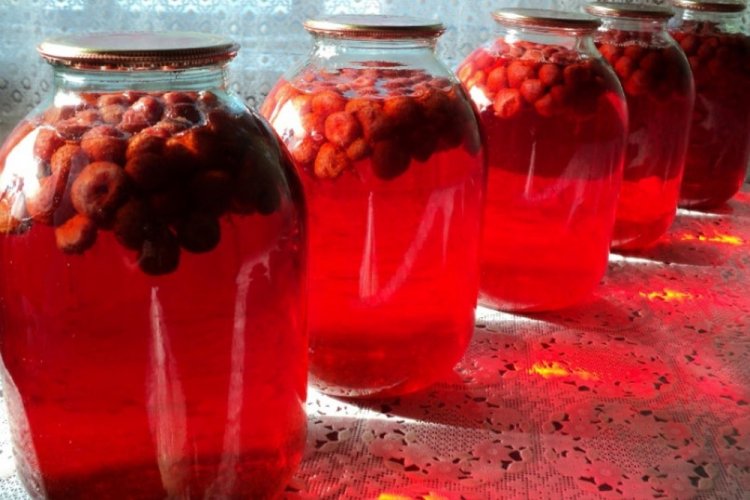 Компот из земляники на зиму