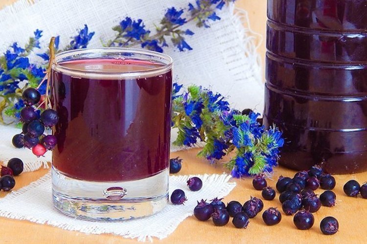 Сок из ирги на зиму