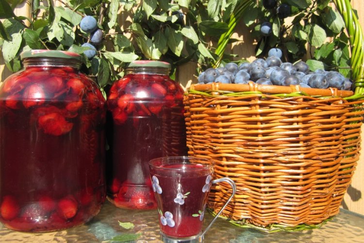 Компот из терна на зиму