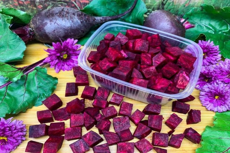 Свекла, замороженная кубиками на зиму