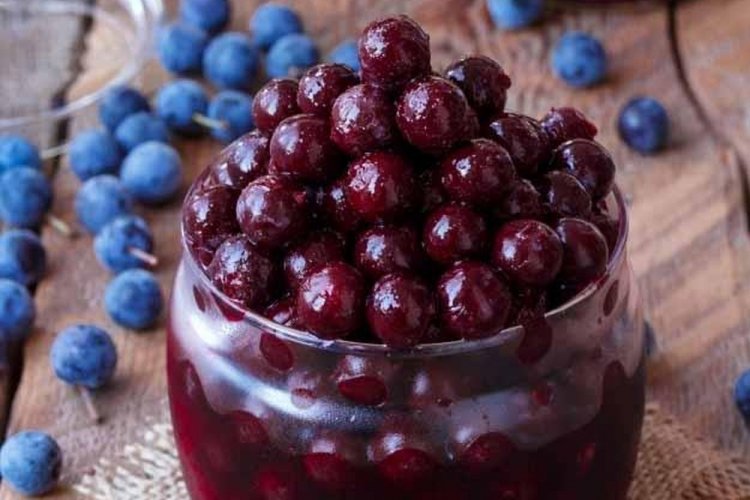 Маринованный терн как оливки