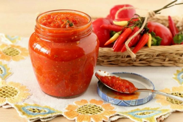Соус из помидоров с лимонной кислотой на зиму