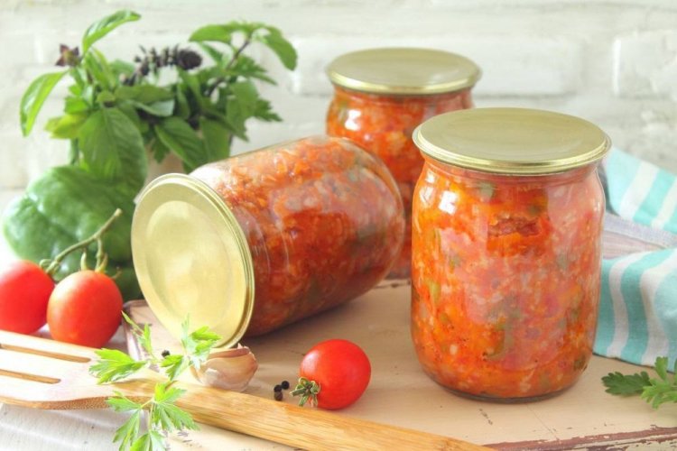 Лечо из огурцов с рисом на зиму