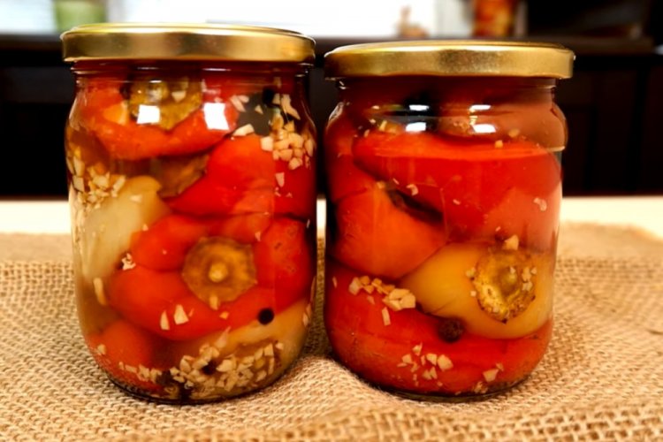 Маринованный жареный перец на зиму