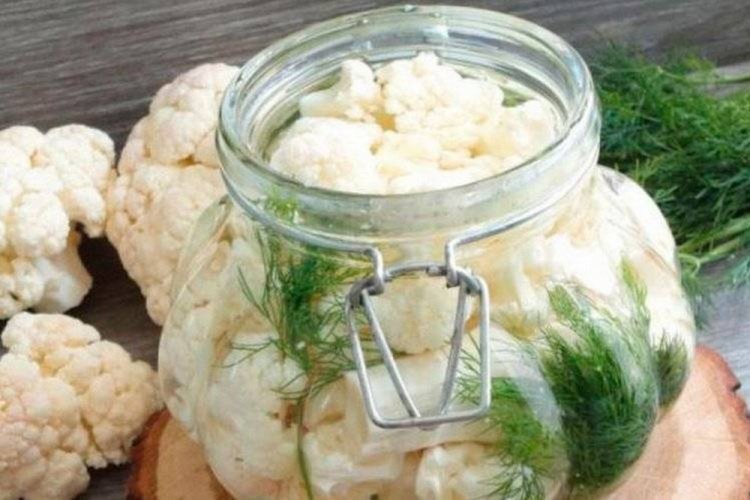 Маринованная цветная капуста без стерилизации