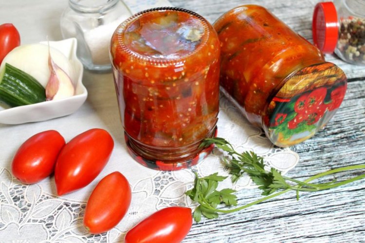 Классическое соте из баклажанов