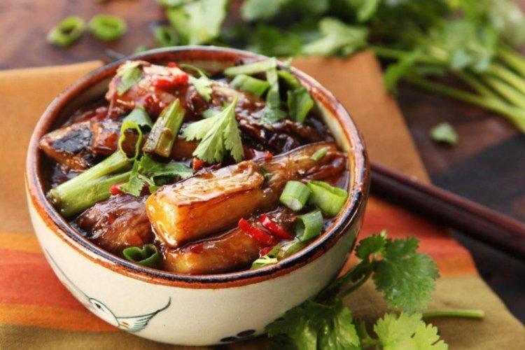 Соте из баклажанов с соевым соусом на зиму