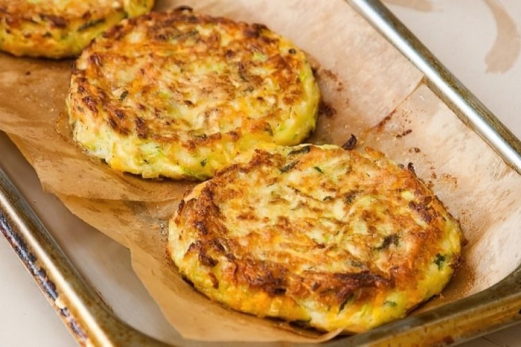 Лепешки из кабачков в духовке