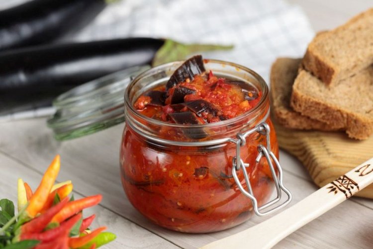 Жареные баклажаны по-грузински на зиму