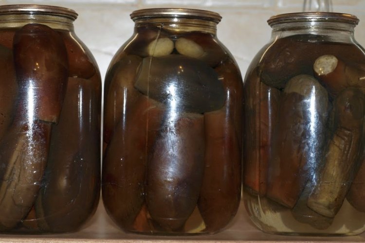 Маринованные баклажаны целиком на зиму