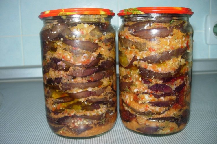 Жареные маринованные баклажаны на зиму