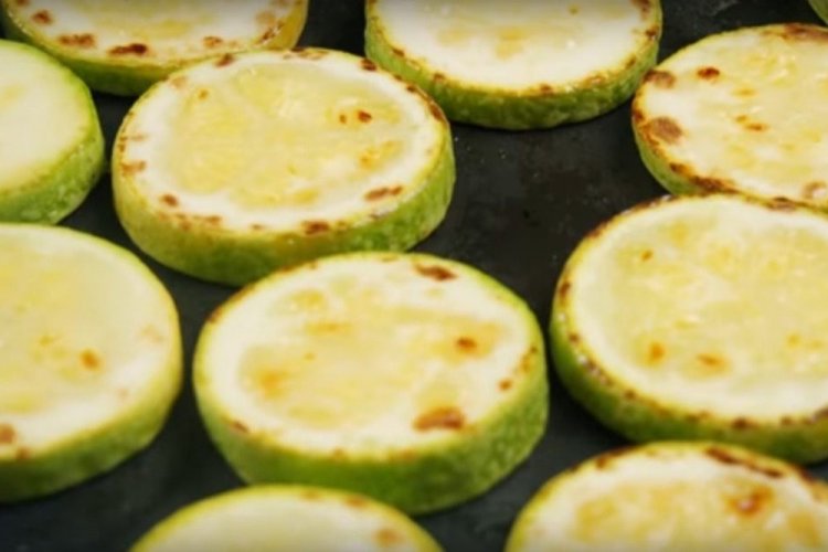 Жареные кабачки в морозилке