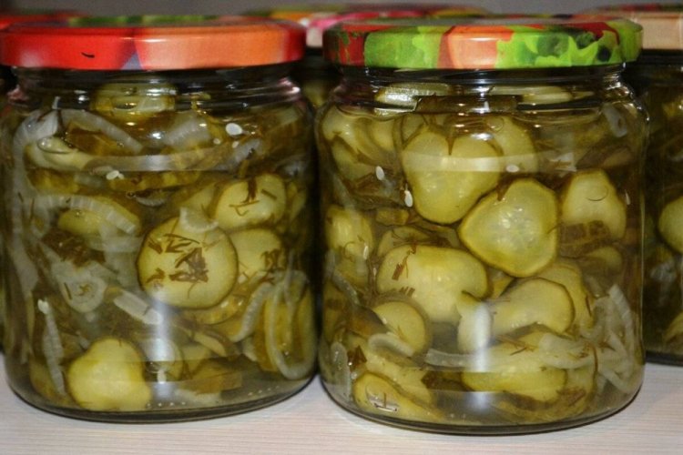 Салат «Нежинский» без уксуса на зиму