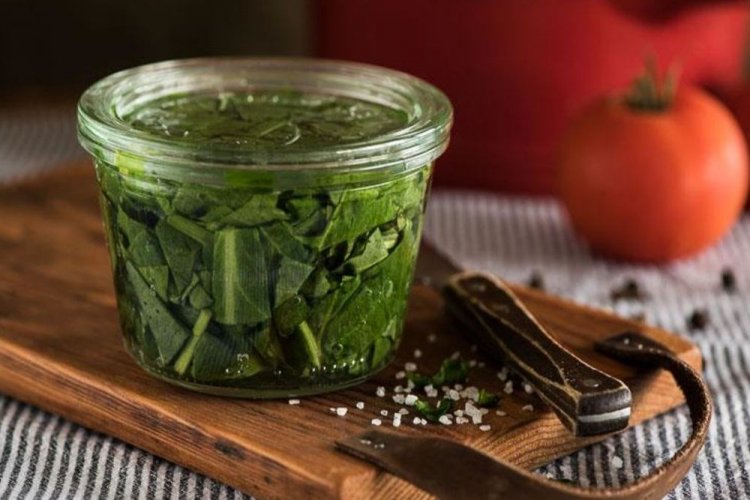 Щавель с уксусом на зиму