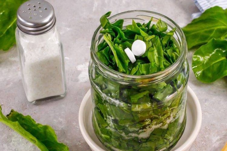 Щавель, консервированный с аспирином