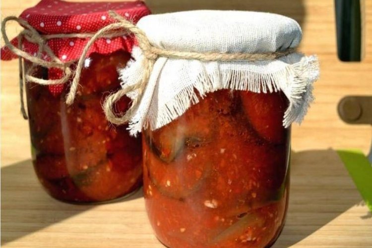 «Тещин язык» из баклажанов на зиму