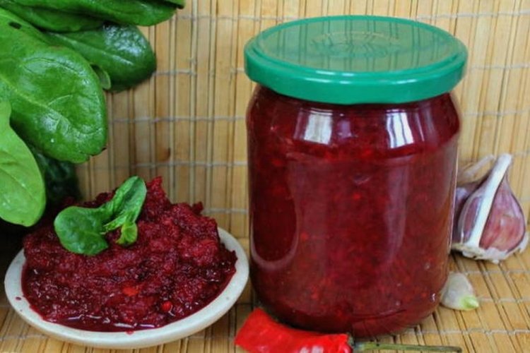 Закуска из баклажанов, яблок и свеклы на зиму