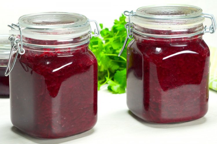 Маринованная свекла для холодника