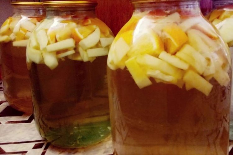 Компот из кабачков с лимоном на зиму